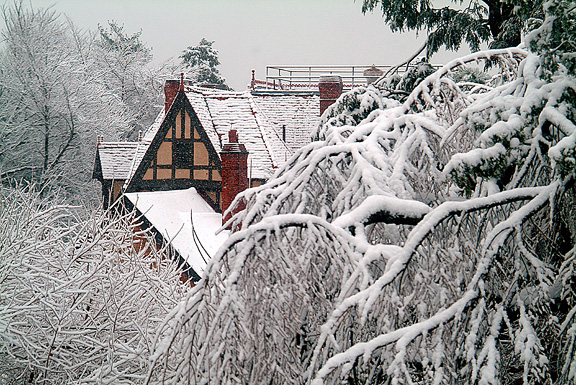 Estate House Last Snow