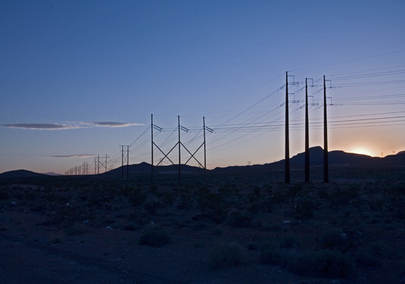 Vegas Sunset Wires 5227