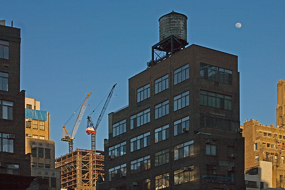 Moonrise on Cranes