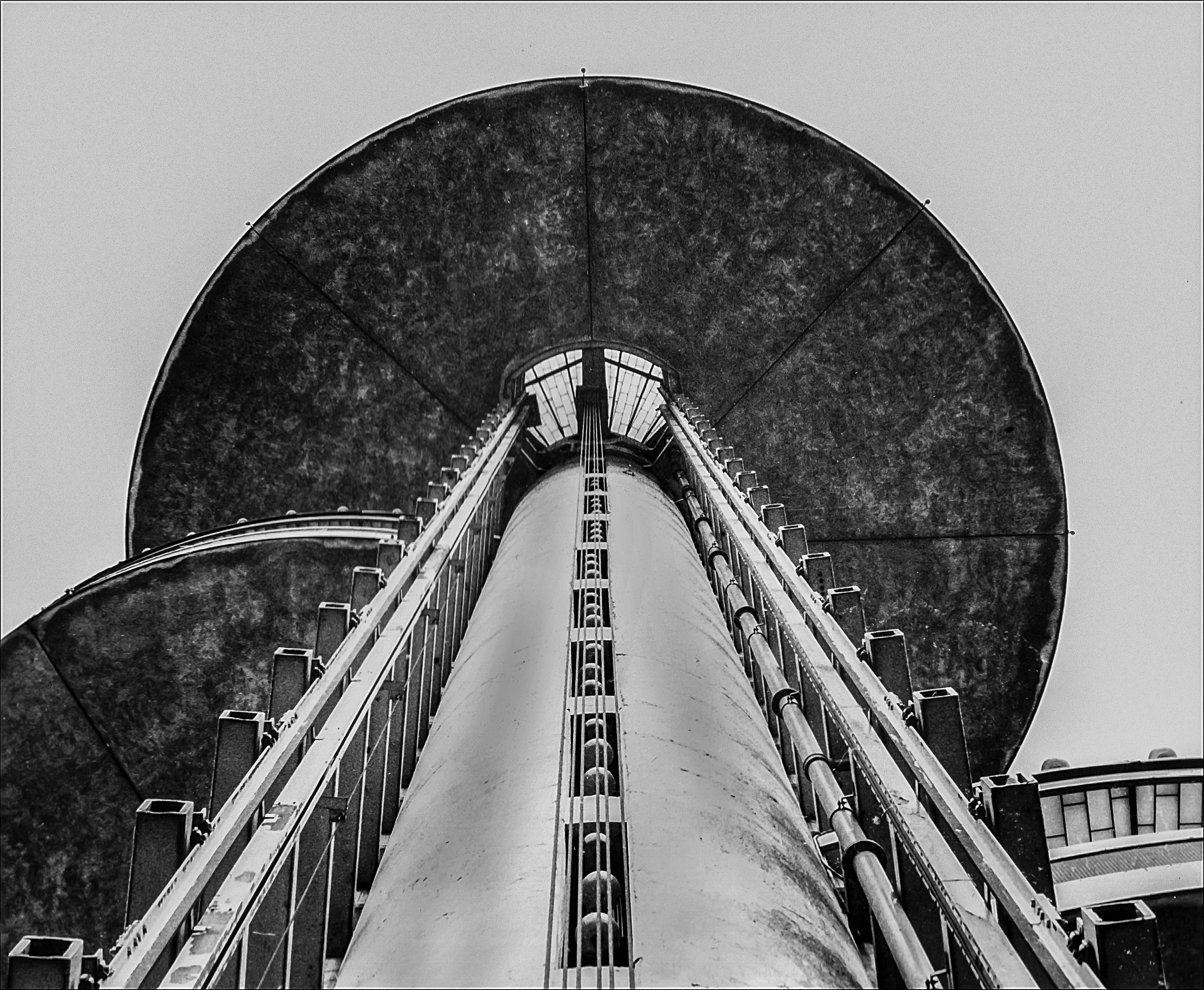 New York State Pavilion NY World's Fair site street level view